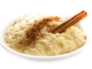 Tarrina de arroz con leche casero